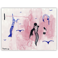 o. T. &ndash; Mischtechnik auf Papier, 29&nbsp;cm&nbsp;x&nbsp;21&nbsp;cm, 1998. Kat.&nbsp;Nr.&nbsp;0167