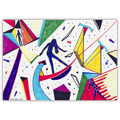o. T. &ndash; Filzstift auf Papier, 29&nbsp;cm&nbsp;x&nbsp;21&nbsp;cm, 1997. Kat.&nbsp;Nr.&nbsp;0153