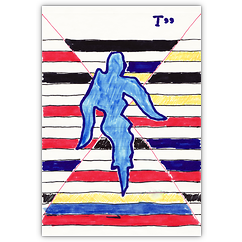 o. T. &ndash; Filzstift auf Papier, 14&nbsp;cm&nbsp;x&nbsp;21&nbsp;cm, 1999. Kat.&nbsp;Nr.&nbsp;0160