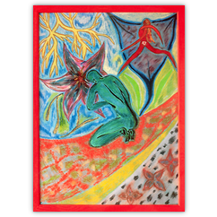 o.T. &ndash; Pastell auf Papier, 50&nbsp;cm&nbsp;x&nbsp;70&nbsp;cm, 1996. Kat.&nbsp;Nr.&nbsp;0075