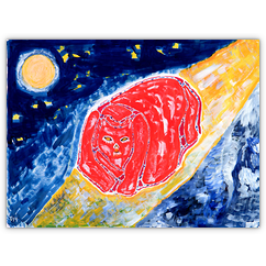 o. T. &ndash; Acryl auf Papier, 45&nbsp;cm&nbsp;x&nbsp;61&nbsp;cm, 1994. Kat.&nbsp;Nr.&nbsp;0120