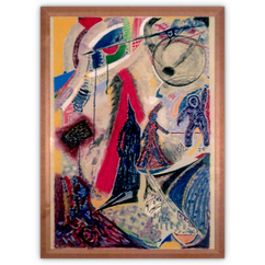 o.T. – Pastell auf Papier, 70 cm x 100 cm, 1995. Kat. Nr. 0073