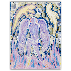 Die Auferstehung &ndash; Acryl auf Karton, 30&nbsp;cm&nbsp;x&nbsp;40&nbsp;cm, 1995. Kat.&nbsp;Nr.&nbsp;0111