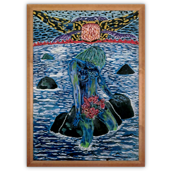 o.T. &ndash; Acryl / Pastell auf Papier, 70&nbsp;cm&nbsp;x&nbsp;100&nbsp;cm, 1998. Kat.&nbsp;Nr.&nbsp;0072