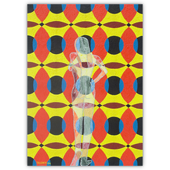 o. T. – Acryl auf Karton, 50 cm x 70 cm, 2004. Kat. Nr. 0117