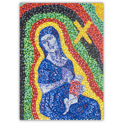 Maria... – Acryl auf Hartfaser, 50 cm x 70 cm, 2008. Kat. Nr. 0118