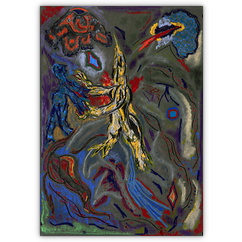 Straschilka – Pastell auf Papier, 50 cm x 70 cm, 1994. Kat. Nr. 0031
