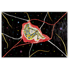 o. T. &ndash; Acryl auf Hartfaser, 100&nbsp;cm&nbsp;x&nbsp;70&nbsp;cm, 1998. Kat.&nbsp;Nr.&nbsp;0060