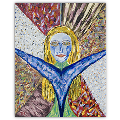 o. T. &ndash; Acryl auf Karton, 40&nbsp;cm&nbsp;x&nbsp;50&nbsp;cm, 1998. Kat.&nbsp;Nr.&nbsp;0109