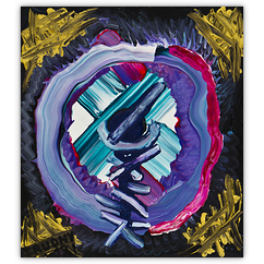 o. T. &ndash; Acryl auf Leinwand, 20&nbsp;cm&nbsp;x&nbsp;20&nbsp;cm, 2013. Kat.&nbsp;Nr.&nbsp;0216