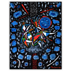 o. T. &ndash; Acryl auf Papier, 50&nbsp;cm&nbsp;x&nbsp;70&nbsp;cm, 1995. Kat.&nbsp;Nr.&nbsp;0035