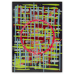 o. T. &ndash; Acryl auf Papier, 50&nbsp;cm&nbsp;x&nbsp;70&nbsp;cm, 2009. Kat.&nbsp;Nr.&nbsp;0186