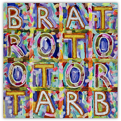 BRAT (Bruder) – Acryl auf Leinwand, 50 cm x 50 cm, 2013. Kat. Nr. 0190