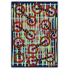 o. T. &ndash; Acryl auf Papier, 50&nbsp;cm&nbsp;x&nbsp;70&nbsp;cm, 2011. Kat.&nbsp;Nr.&nbsp;0200