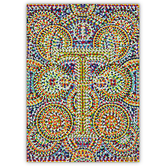 T &ndash; Acryl auf Hartfaser, 50&nbsp;cm&nbsp;x&nbsp;70&nbsp;cm, 2011. Kat.&nbsp;Nr.&nbsp;0193