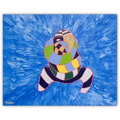 ...Instinkt &ndash; Acryl auf Karton, 40&nbsp;cm&nbsp;x&nbsp;50&nbsp;cm, 2000. Kat.&nbsp;Nr.&nbsp;0106